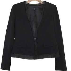 GAP Blazer with Sheer Edges